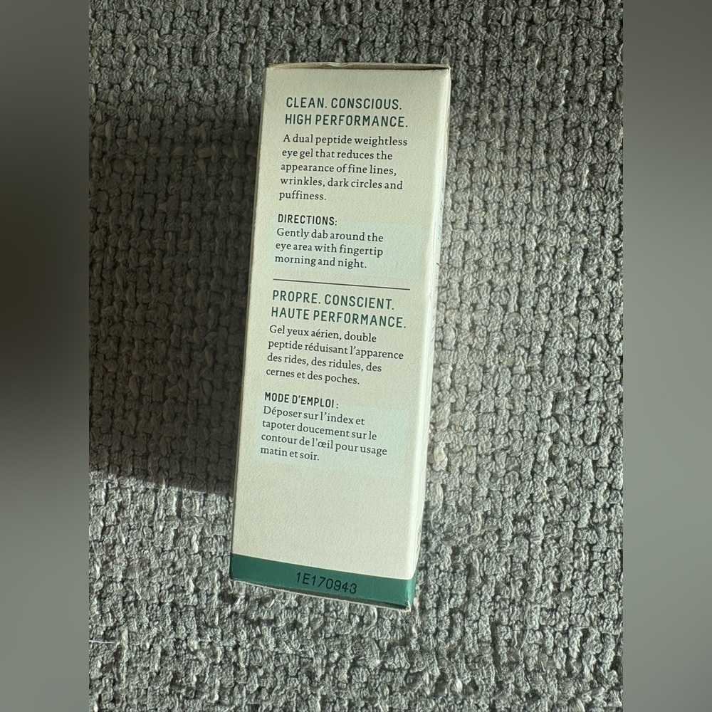 Biossance Squalane + Peptide Eye Gel Full Size Dark Circles Puffiness Hydrating - Picture 6 of 6